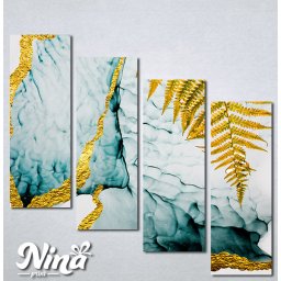Slike na platnu Paprat apstrakcija Nina264_4