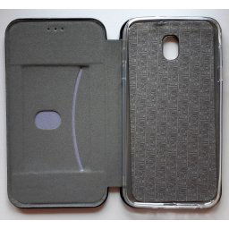 Preklopna futrola Leather za Samsung Galaxy SM-J737, Galaxy J7 2018 (5.5") crna