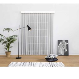 Zavesa Lanena svetlo siva