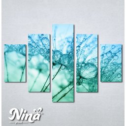Slike na platnu Tirkizni cvet Nina267_5