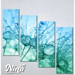 Slike na platnu Tirkizni cvet Nina267_4