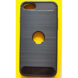 TPU maska BRUSHED za iPhone 7, iPhone 8, iPhone SE 2020 (4.7") crna