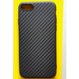 TPU maska CARBON 0.3mm ultra tanka za iPhone SE 2020 (4.7") crna