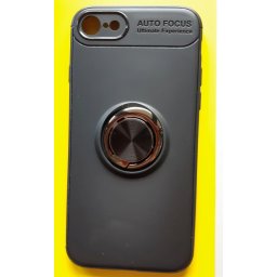 TPU Magnet RING maska za iPhone SE 2020 (4.7") crna