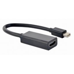 Adapter kabl Mini DisplayPort na HDMI, 4K video, Gembird A-mDPM-HDMIF4K-01, black