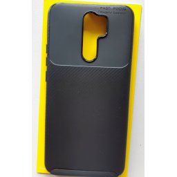 TPU maska CARBON za Xiaomi Redmi 9 2020 (6.53") crna
