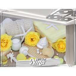 Foto tapet Wellness spa Žute ruže Tapet249