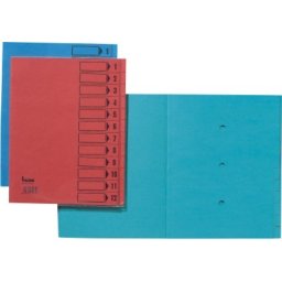 Kartonski organizer sa pregradama 1-12 Bene crvena