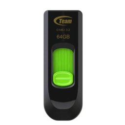 USB Flash 3.2 TeamGroup C145 TC145364GG01, green-black, 64GB