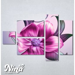 Slike na platnu Veliki roze cvet Nina270_5