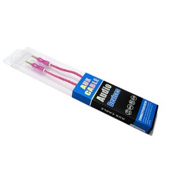 Audio AUX kabal pleteni pink