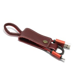 USB data kabal Pendant za Iphone lightning crveni