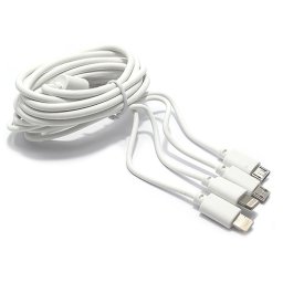 USB data kabal BWOO 4in1 (2x micro + 2x Iphone lightning)