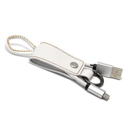 USB data kabal Pendant microUSB srebrni