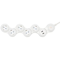 Razvodnik sa 5 mesta 1,4m + USB