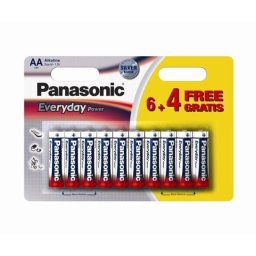 PANASONIC baterije LR6EPS/10BW-AA 10 kom 6+4F Alkalne Ever