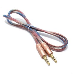 Audio Aux kabal GLITTER roze