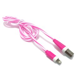 USB data kabal TD-LTE TD-CA203 za Iphone lightning pink
