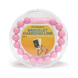 USB kabal BRACELET za Iphone lightning roze