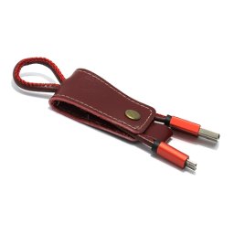 USB data kabal Pendant microUSB crveni