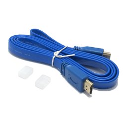 HDMI kabal na HDMI 1.5m FLAT plavi