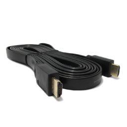 HDMI kabal na HDMI 3m FLAT crni