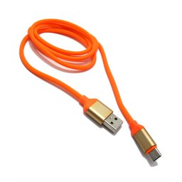 USB data kabal Q Elastic Type C narandzasti