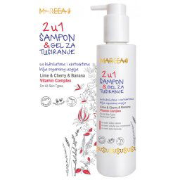 2 u 1 ŠAMPON I GEL ZA TUŠIRANJE 200ML, Lime & Cherry & Banana
