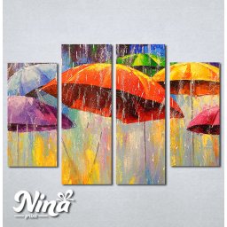 Slike na platnu Šareni kišobrani Nina272_4