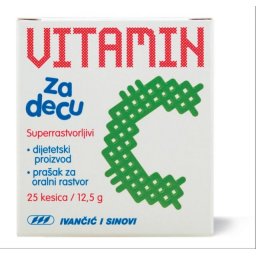 VITAMIN C prašak ZA DECU 50mg 25 kesica