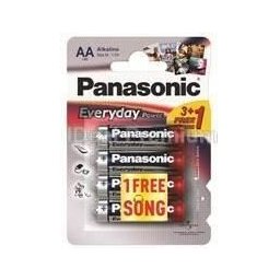 PANASONIC baterije LR6EPS/4BP -AA 4kom 3+1F Alkaline Every