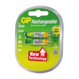 GP punjive baterije AAA 650 mAh
