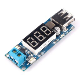 Dc-dc konvertor sa USB izlazom i LED voltmetrom