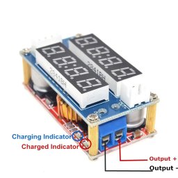 XL4015 Step-Down Modul 5A sa LED Displejom - Podesivi Pretvarač Napona sa Voltmetrom i Ampermetrom