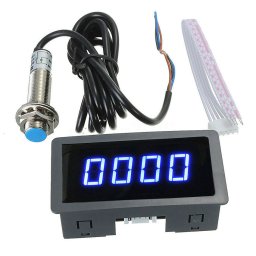 Ugradni tahometar sa LED displejom plavi