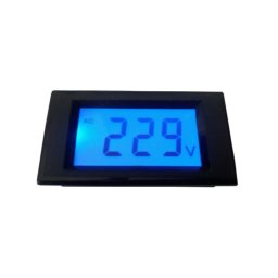 LCD voltmetar 80-500VAC plavi