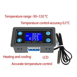 Temperaturni kontroler sa LCD displejom ugradni