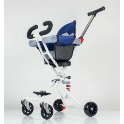 Kolica za decu mini - Model 400 Sivo-plava