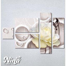 Slike na platnu Bež ruža Nina274_5