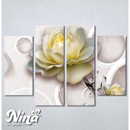 Slike na platnu Bež ruža Nina274_4