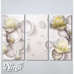 Slike na platnu Bež ruža Nina274_3