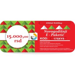 Novogodišnji E-Paketić Vaučer - 15000 din