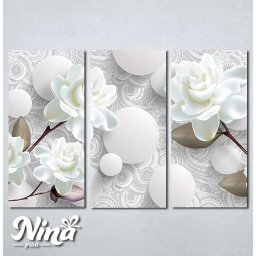 Slike na platnu Nežna bela ruža Nina275_3