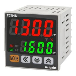 Termoregulator TCN4S-22R,2 reda-4 cif,48x48mm,2 alarma,PID,relejni/SSR,24Vac/24-48Vdc IP65 Autonics