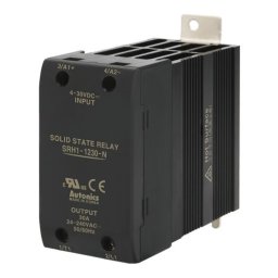 Solid State Relay SRH1-1230-N,integrisan hladnjak,1-fazni,ulaz 4-30Vdc, izlaz 24-240Vac,30A Autonics