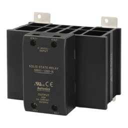 Solid State Relay SRH1-1260-N,integrisan hladnjak,1-fazni,ulaz 4-30Vdc,izlaz 24-240Vac, 60A Autonics