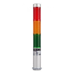 Signalni toranj PLDS-302-RYG, D25mm, 3 boje, aluminijumsko kućište, 24Vac/Vdc IP52 Autonics