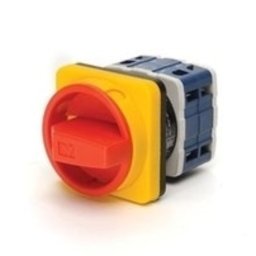 Grebenasti prekidač PSA020AK341E, 3x20A (0-1), 2 nivoa (ž/c) 90Â°, 6kA, 48x48mm IP54 Emas
