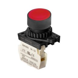 Taster crveni S2PR-P1RBM, 1NC, 6A 250Vac IP52 Autonics