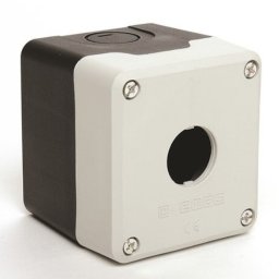 Kontrolna kutija PY1BOS, 1 otvor f22mm, crno-siva, IP65 Emas